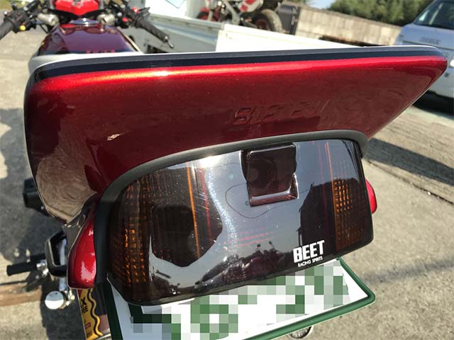 販売車輌S001-国内物CBX400F1型　BEETテール画像